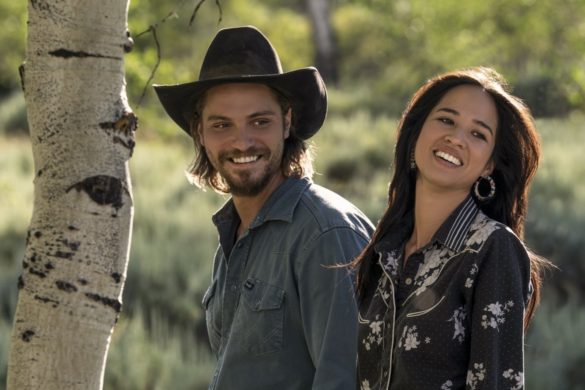 Photo of ‘Yellowstone’: Luke Grimes and Kelsey Asbille Talk Kayce and Monica Putting Down ‘Their Own Roots’